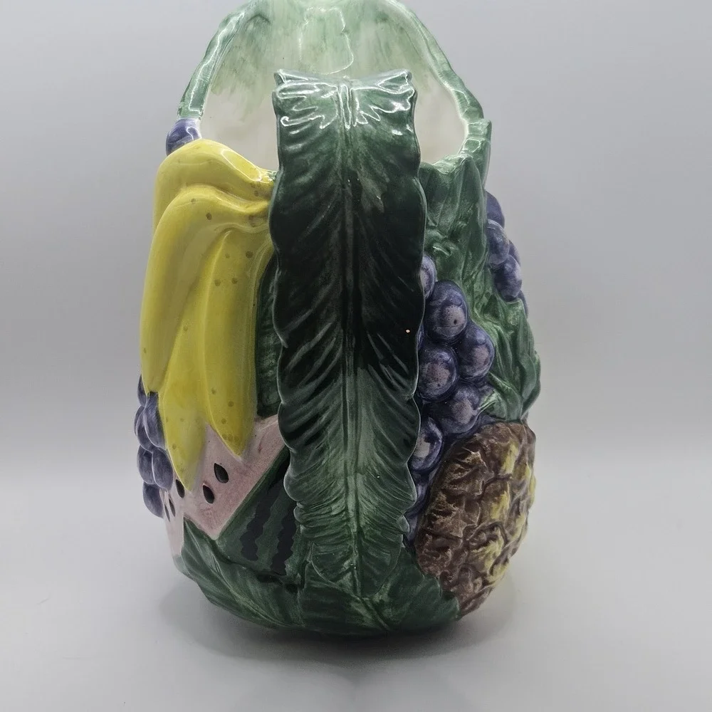 Vintage‎ RARE Fitz & Floyd Large Fruit Pitcher 1988 1 3/4 QT